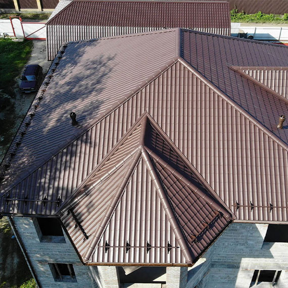 Монтаж сложной крыши и кровли в Бердске и Новосибирской области